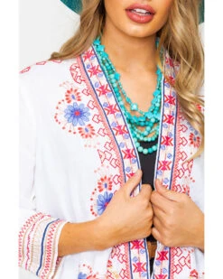 Johnny Was Women's Fredrique Draped Cardigan -Ariat || Wrangler || FREE PEOPLE Sales Store 2000278406 100 P5