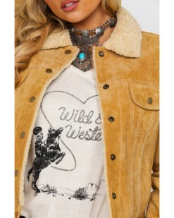 Scully Women's Faux Shearling Jean Jacket 9 Scully Women's Faux Shearling Jean Jacket -Ariat || Wrangler || FREE PEOPLE Sales Store 2000280474 220 P4