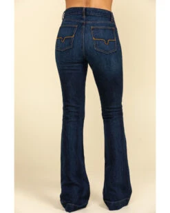 Kimes Ranch Women's Dark Wash Jennifer High Rise Wide Flare Jeans 10 Kimes Ranch Women's Dark Wash Jennifer High Rise Wide Flare Jeans -Ariat || Wrangler || FREE PEOPLE Sales Store 2000284509 400 P4