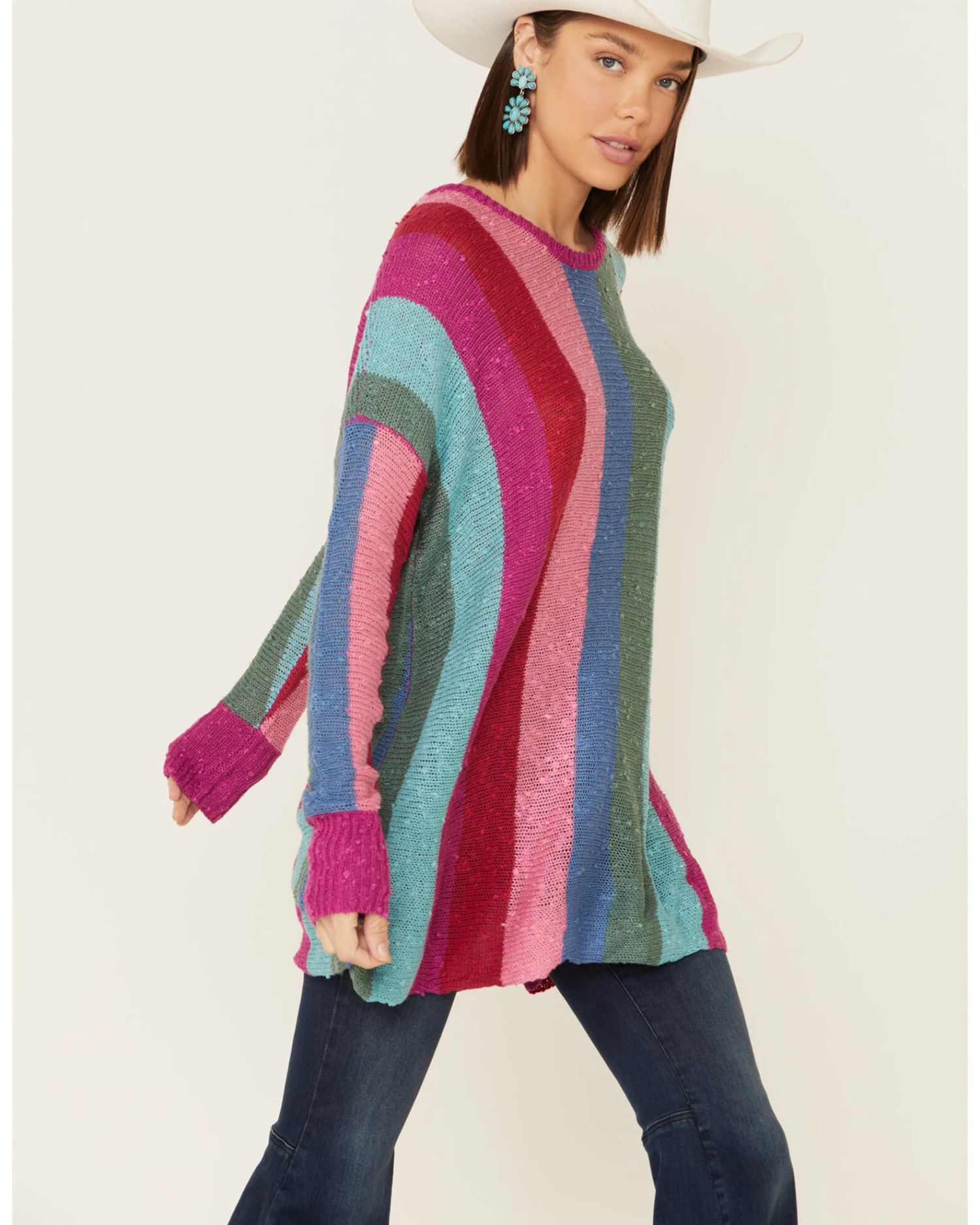 Show Me Your Mumu Women's Trina Madly Stripe Knit Sweater 1 Show Me Your Mumu Women's Trina Madly Stripe Knit Sweater