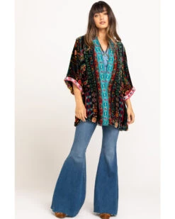 Johnny Was Women's Abril Velvet Reversible Kimono -Ariat || Wrangler || FREE PEOPLE Sales Store 2000287968 900 P6