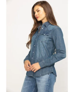 Stetson Women's Floral Embroidered Denim Long Sleeve Pearl Snap Western Shirt 8 Stetson Women's Floral Embroidered Denim Long Sleeve Pearl Snap Western Shirt -Ariat || Wrangler || FREE PEOPLE Sales Store 2000290554 400 P3