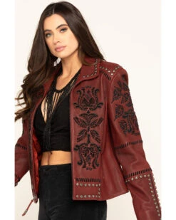 Double D Ranch Women's Oxblood Tasajulillo Jacket 8 Double D Ranch Women's Oxblood Tasajulillo Jacket -Ariat || Wrangler || FREE PEOPLE Sales Store 2000291257 600 P3