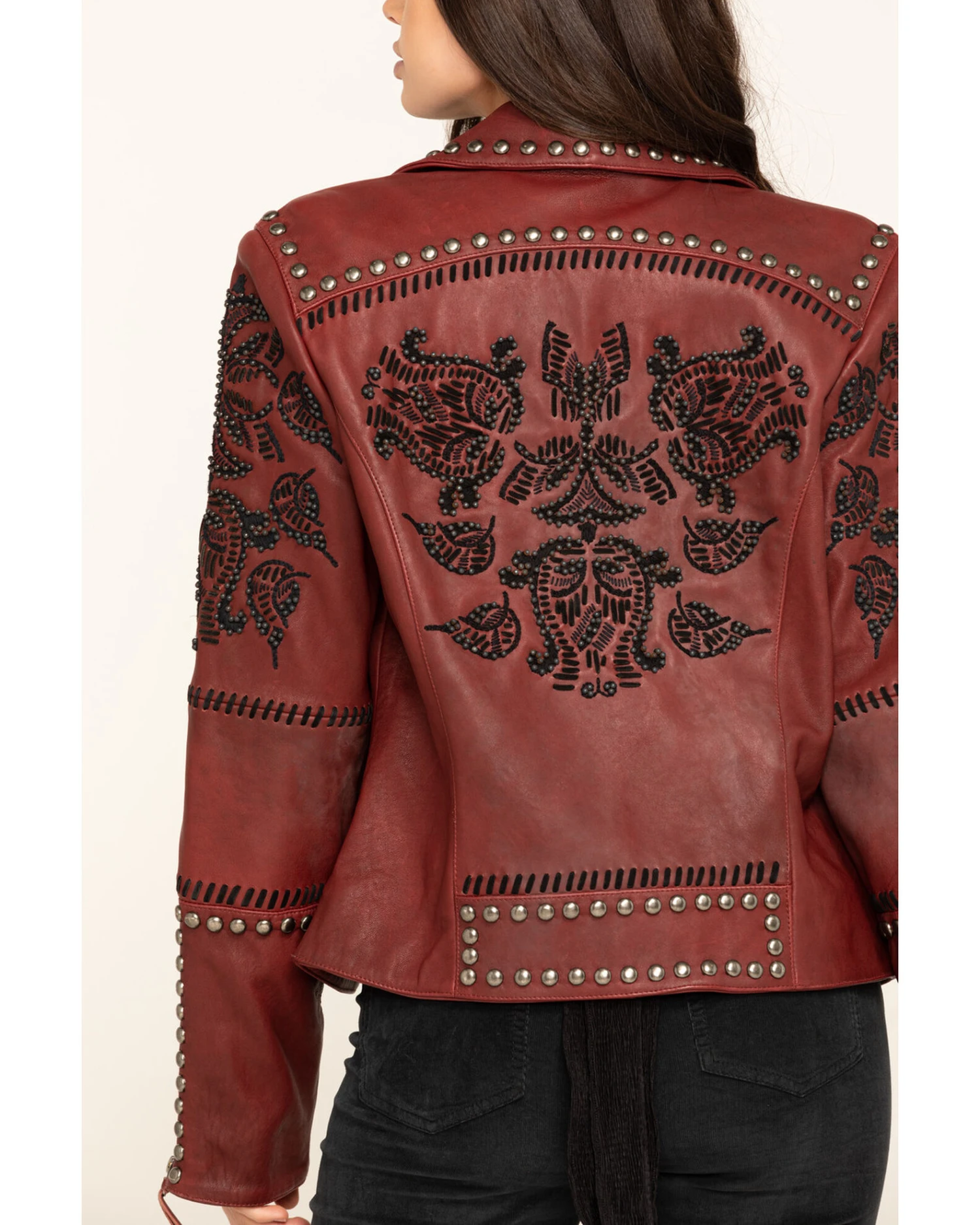 Double D Ranch Women's Oxblood Tasajulillo Jacket 1 Double D Ranch Women's Oxblood Tasajulillo Jacket