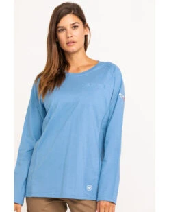 Ariat Women's FR Air Crew Long Sleeve Work Tee 11 Ariat Women's FR Air Crew Long Sleeve Work Tee -Ariat || Wrangler || FREE PEOPLE Sales Store 2000294415 400 P1