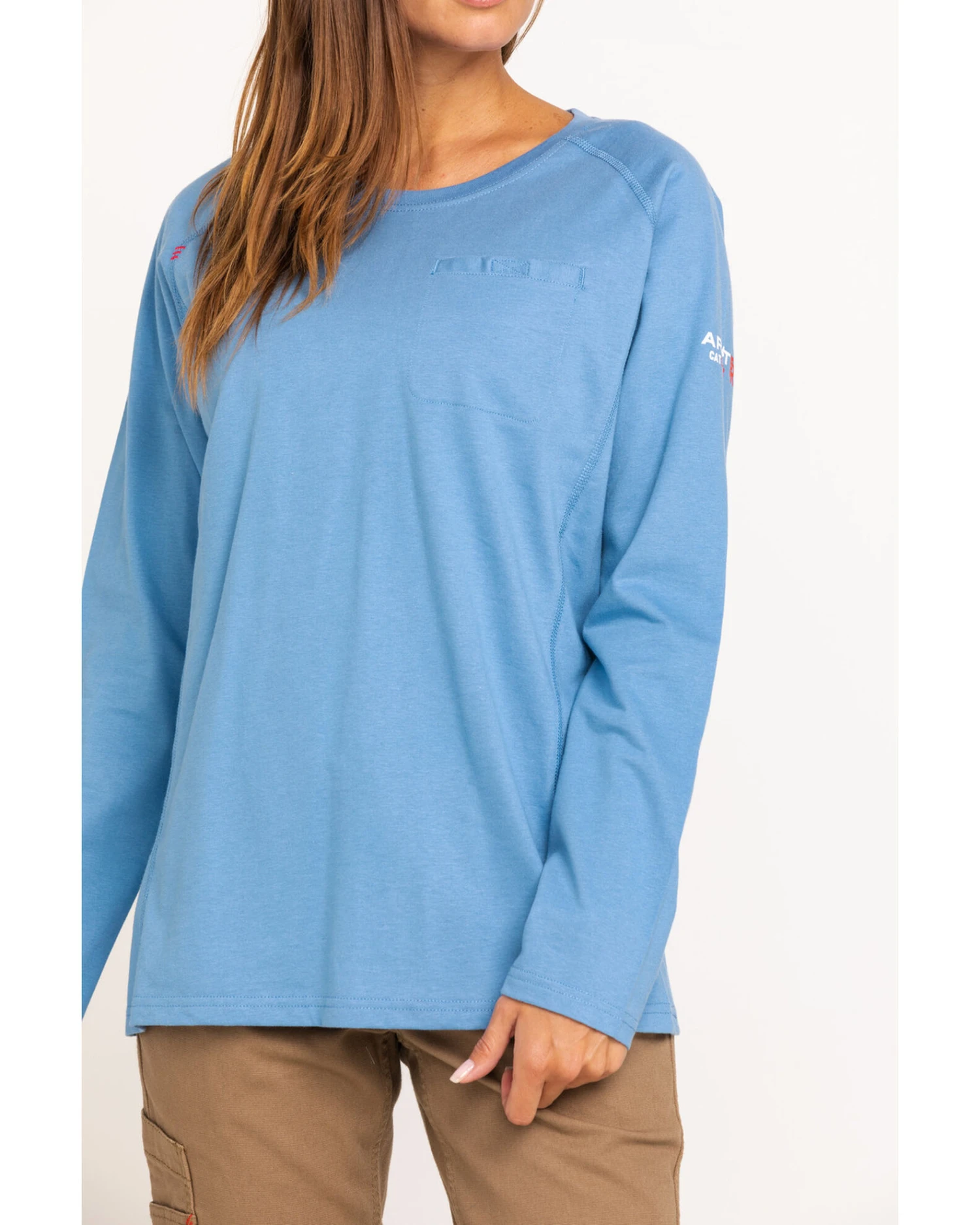 Ariat Women's FR Air Crew Long Sleeve Work Tee 2 Ariat Women's FR Air Crew Long Sleeve Work Tee - Image 2