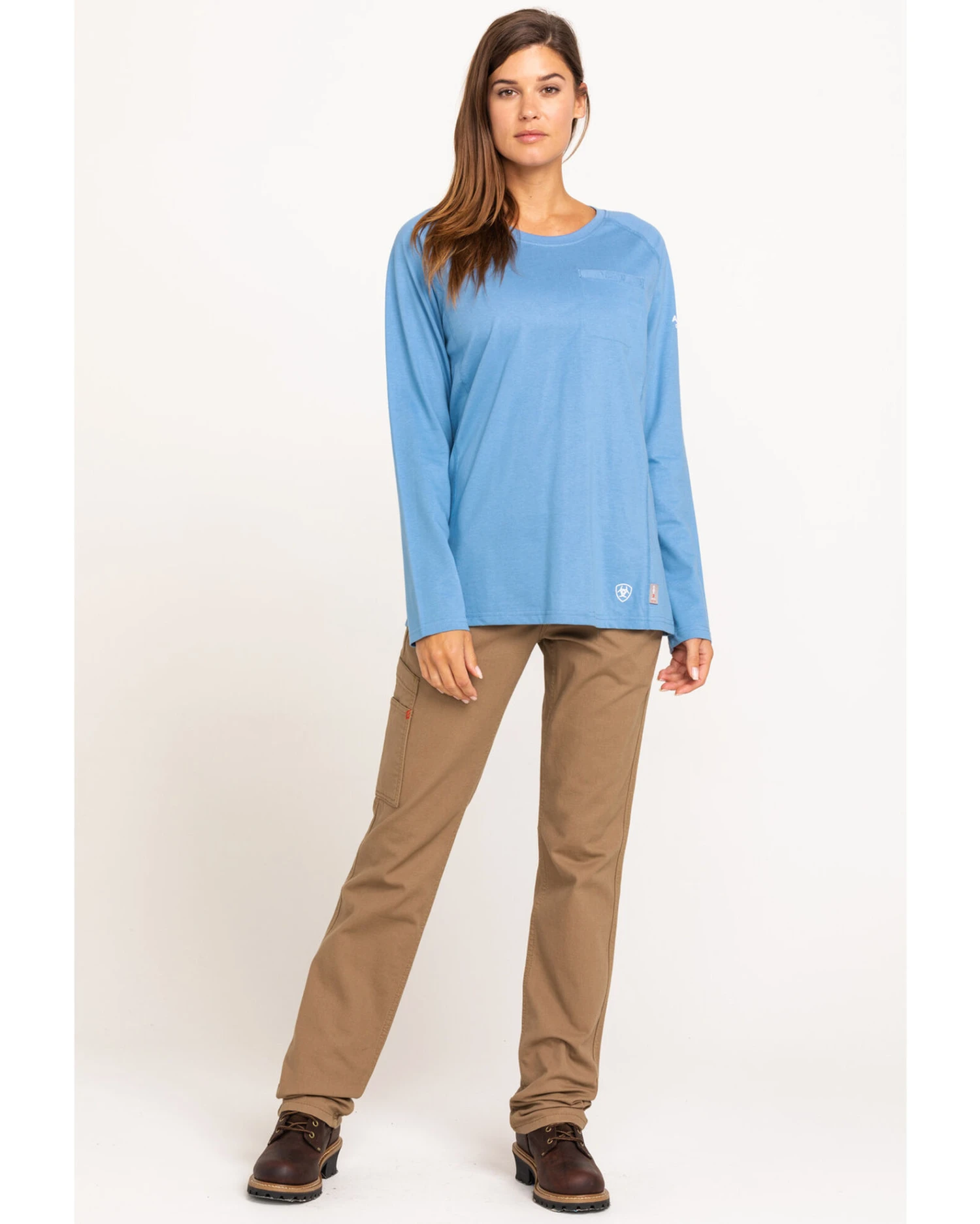 Ariat Women's FR Air Crew Long Sleeve Work Tee 4 Ariat Women's FR Air Crew Long Sleeve Work Tee - Image 4