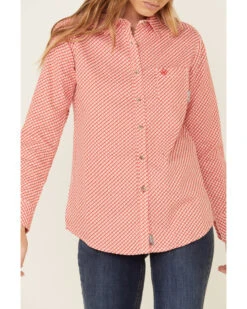Ariat Women's FR Sofia Geo Print Long Sleeve Button Down Work Shirt 8 Ariat Women's FR Sofia Geo Print Long Sleeve Button Down Work Shirt -Ariat || Wrangler || FREE PEOPLE Sales Store 2000294417 600 P3