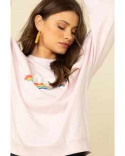 Wrangler Retro Women's Lilac High Rib Pullover -Ariat || Wrangler || FREE PEOPLE Sales Store 2000308273 530 P4