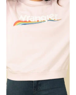 Wrangler Retro Women's Lilac High Rib Pullover -Ariat || Wrangler || FREE PEOPLE Sales Store 2000308273 530 P5