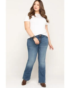 Wrangler Retro Women's Mae Mid Rise Jeans - Plus -Ariat || Wrangler || FREE PEOPLE Sales Store 2000315242 400 P6