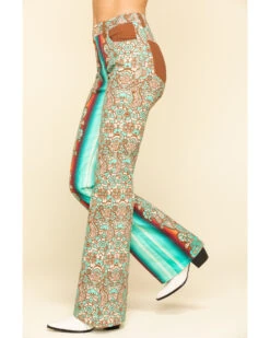 Ranch Dress'n Women's Durango Printed Trousers -Ariat || Wrangler || FREE PEOPLE Sales Store 2000321054 440 P3