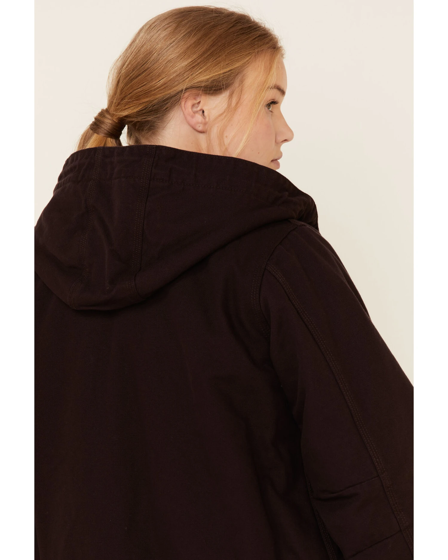 Carhartt Women's Redwood Washed Duck Active Jacket - Plus 2 Carhartt Women's Redwood Washed Duck Active Jacket - Plus - Image 2