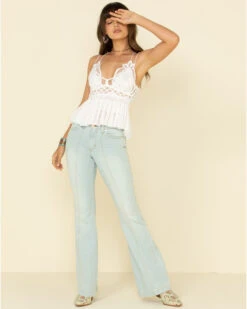 Free People Women's Adella Cami Lace Ruffled Tank Top -Ariat || Wrangler || FREE PEOPLE Sales Store 2000325212 100 P3