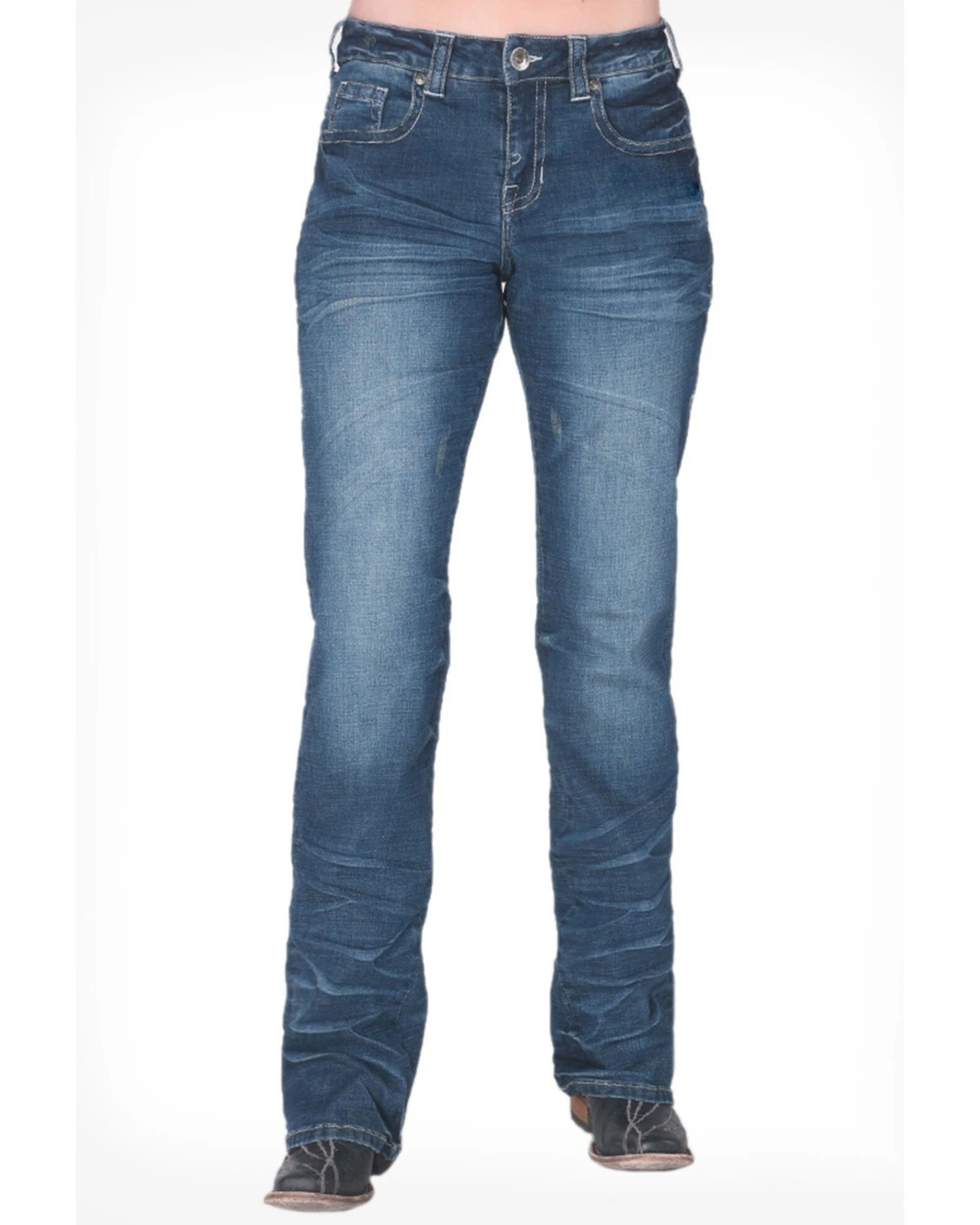 Cowgirl Tuff Women's Fly High Bootcut Jeans 2 Cowgirl Tuff Women's Fly High Bootcut Jeans - Image 2