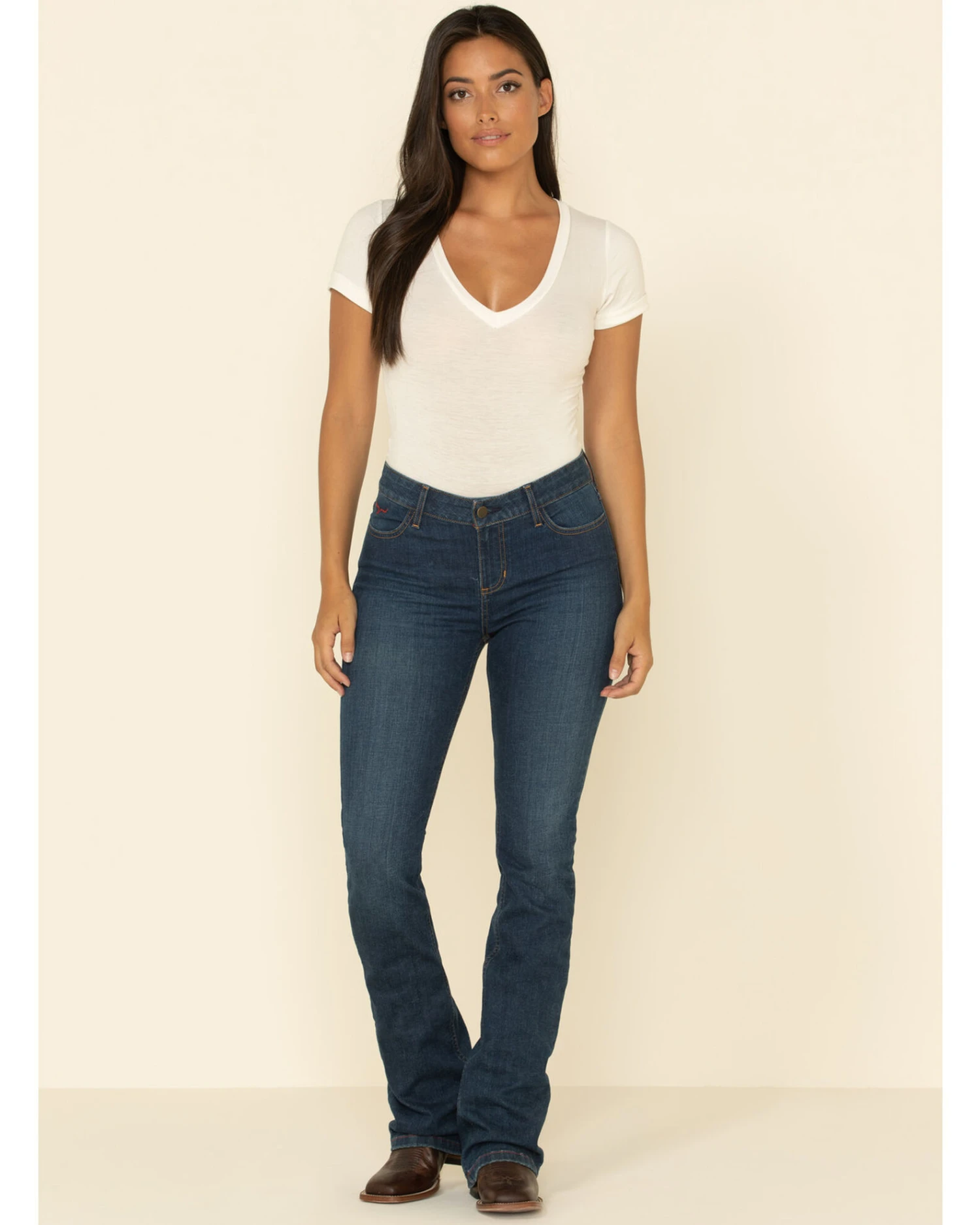 Kimes Ranch Women's Dark Wash Chloe Flare Bootcut Jeans 1 Kimes Ranch Women's Dark Wash Chloe Flare Bootcut Jeans