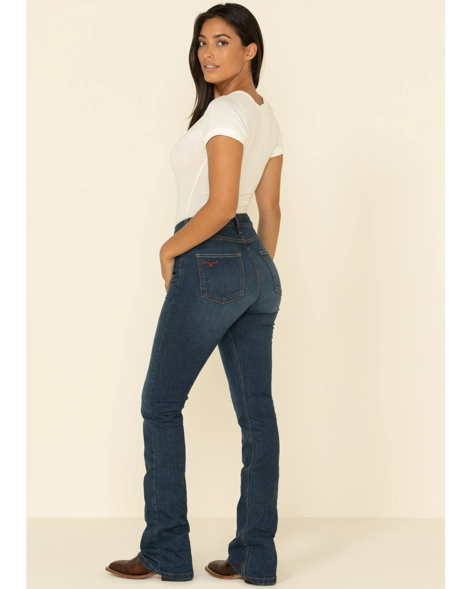 Kimes Ranch Women's Dark Wash Chloe Flare Bootcut Jeans 2 Kimes Ranch Women's Dark Wash Chloe Flare Bootcut Jeans - Image 2