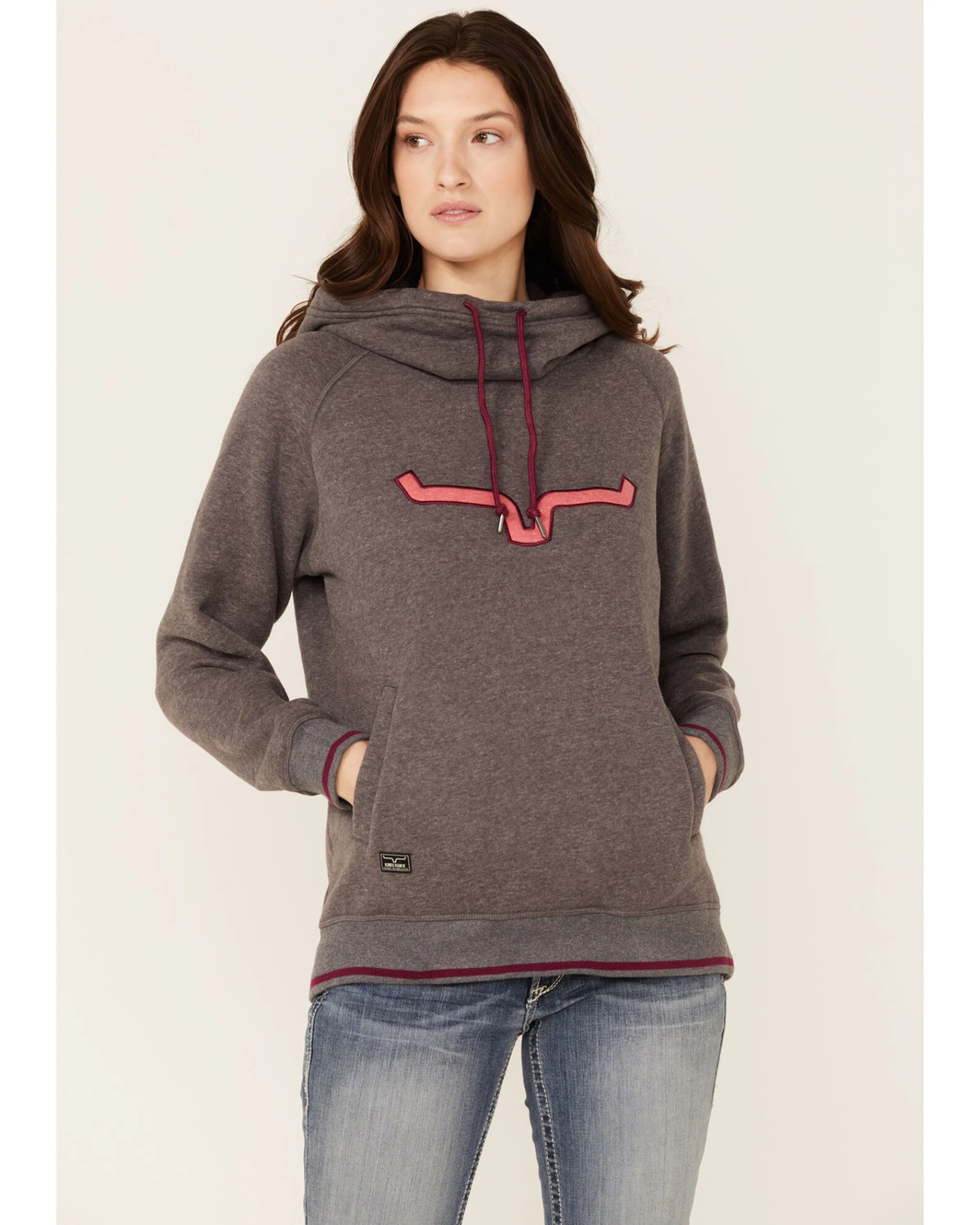 Kimes Ranch Women's Two-Scoops Logo Hoodie Sweatshirt 3 Kimes Ranch Women's Two-Scoops Logo Hoodie Sweatshirt - Image 3