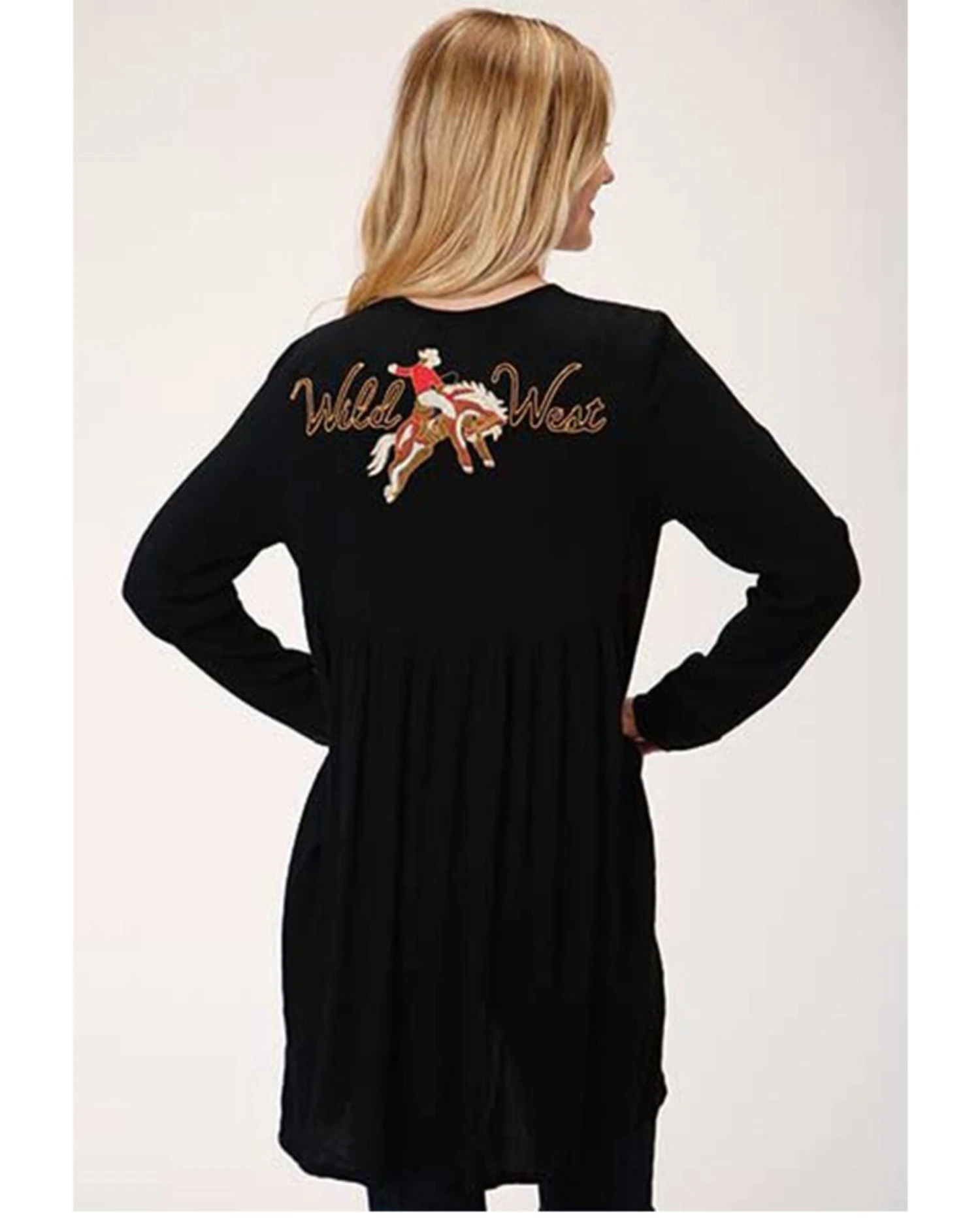 Roper Women's Wild West Cowboy Cardigan 2 Roper Women's Wild West Cowboy Cardigan - Image 2