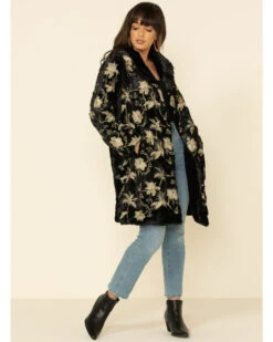 Johnny Was Women's Blithe Faux Fur Jacket -Ariat || Wrangler || FREE PEOPLE Sales Store 2000327593 001 P2