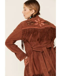 Double D Ranch Women's Viva Maria Fringe Suede Jacket -Ariat || Wrangler || FREE PEOPLE Sales Store 2000337241 200 P5