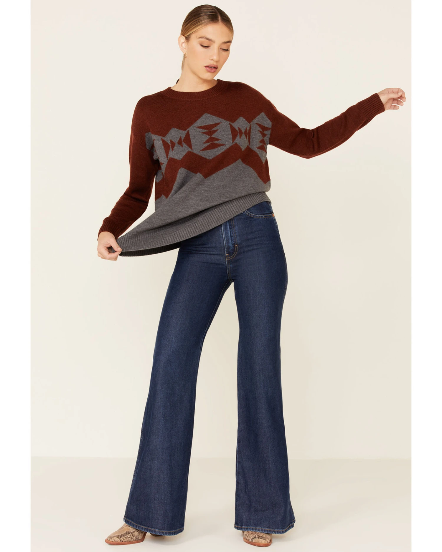 Pendleton Women's Sonora Merino Pullover Sweater 1 Pendleton Women's Sonora Merino Pullover Sweater