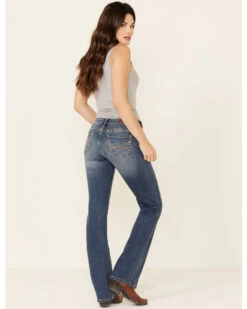 Rock & Roll Denim Women's Medium Wash Bootcut Riding Jeans