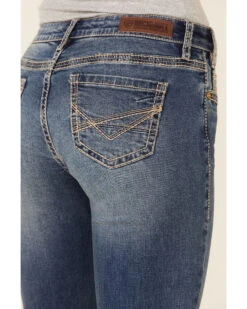Rock & Roll Denim Women's Medium Wash Bootcut Riding Jeans -Ariat || Wrangler || FREE PEOPLE Sales Store 2000338591 400 P3