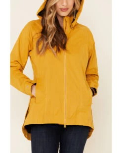 Outback Trading Co. Women's Solid Mustard Brookside Hooded Zip-Front Rain Jacket -Ariat || Wrangler || FREE PEOPLE Sales Store 2000338849 702 P3