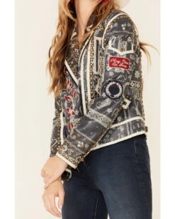 Double D Ranch Women's Liberty & Justice For All Zip-Front Jacket 7 Double D Ranch Women's Liberty & Justice For All Zip-Front Jacket -Ariat || Wrangler || FREE PEOPLE Sales Store 2000340299 402 P3