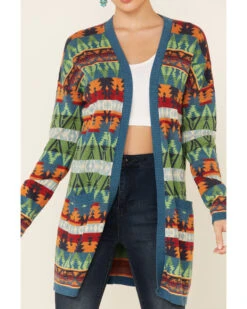 Tasha Polizzi Women's Southwestern Print Cardigan 9 Tasha Polizzi Women's Southwestern Print Cardigan -Ariat || Wrangler || FREE PEOPLE Sales Store 2000341949 400 P3