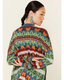 Tasha Polizzi Women's Southwestern Print Cardigan 7 Tasha Polizzi Women's Southwestern Print Cardigan -Ariat || Wrangler || FREE PEOPLE Sales Store 2000341949 400 P5
