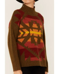 Pendleton Women's Colorful Pattern Turtleneck Sweater 6 Pendleton Women's Colorful Pattern Turtleneck Sweater -Ariat || Wrangler || FREE PEOPLE Sales Store 2000343337 221 P3