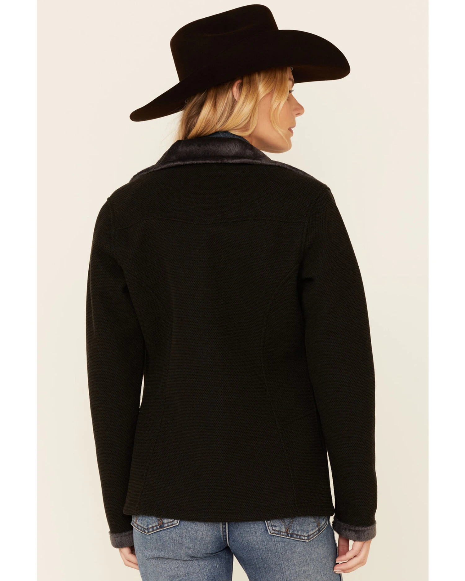 Powder River Outfitters Women's Solid Honeycomb Performance Zip-Front Jacket 2 Powder River Outfitters Women's Solid Honeycomb Performance Zip-Front Jacket - Image 2