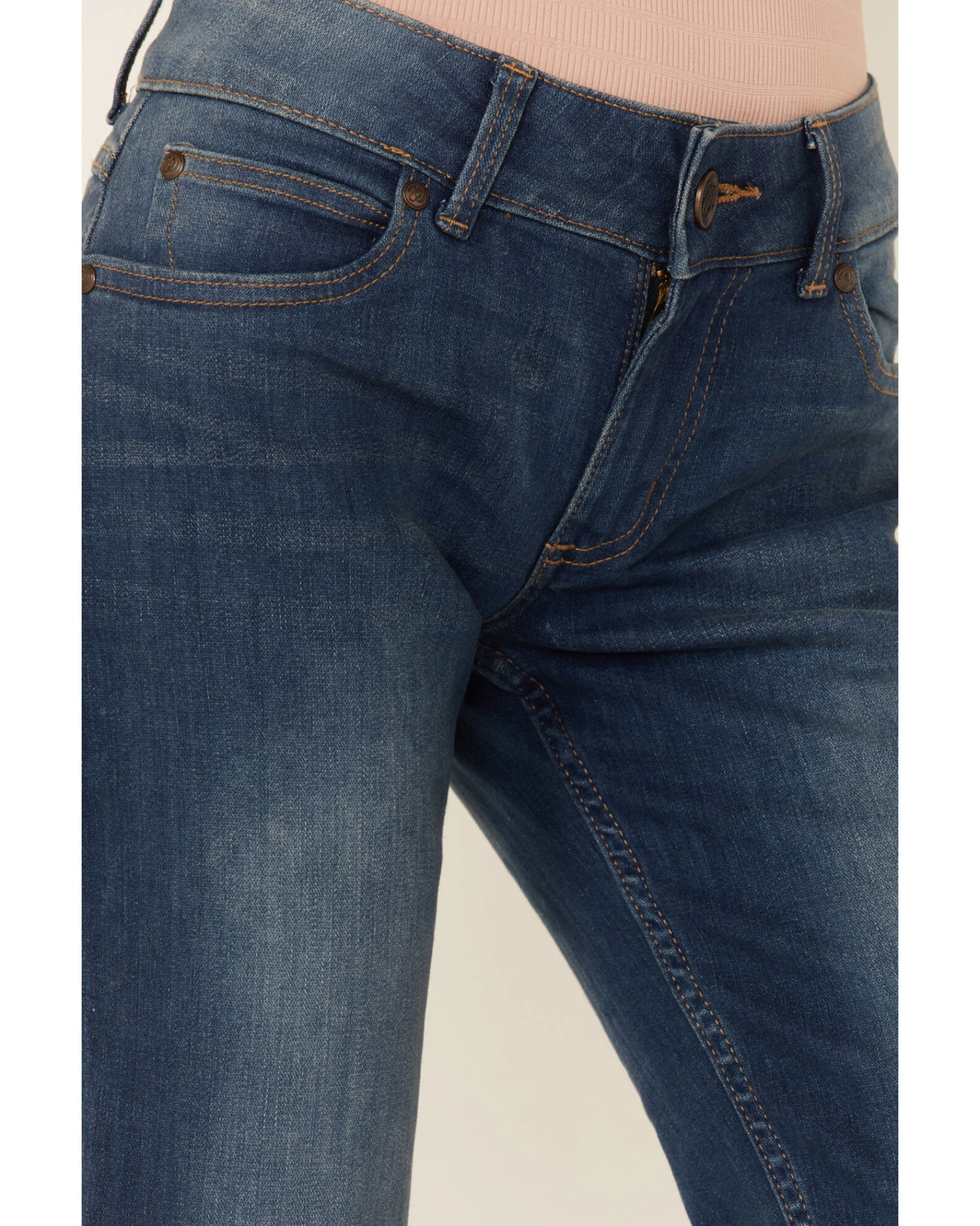 Wrangler Retro Women's Mae Nadia Light-Wash Stretch Bootcut Jeans 4 Wrangler Retro Women's Mae Nadia Light-Wash Stretch Bootcut Jeans - Image 4