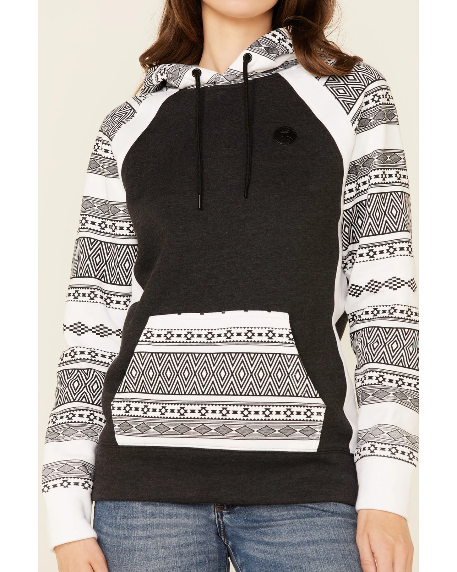 Hooey Women's Southwestern Contrast Hoodie 4 Hooey Women's Southwestern Contrast Hoodie - Image 4