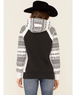 Hooey Women's Southwestern Contrast Hoodie 6 Hooey Women's Southwestern Contrast Hoodie -Ariat || Wrangler || FREE PEOPLE Sales Store 2000346694 022 P4