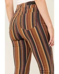 Rock & Roll Denim Women's Multi Striped Stretch High Rise Flare Jeans 7 Rock & Roll Denim Women's Multi Striped Stretch High Rise Flare Jeans -Ariat || Wrangler || FREE PEOPLE Sales Store 2000351471 900 P3