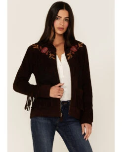 Idyllwind Women's Hillcrest Embroidered Suede Jacket 6 Idyllwind Women's Hillcrest Embroidered Suede Jacket -Ariat || Wrangler || FREE PEOPLE Sales Store 2000352038 200 P1