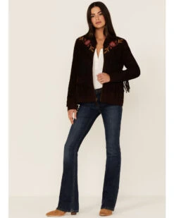Idyllwind Women's Hillcrest Embroidered Suede Jacket 7 Idyllwind Women's Hillcrest Embroidered Suede Jacket -Ariat || Wrangler || FREE PEOPLE Sales Store 2000352038 200 P2