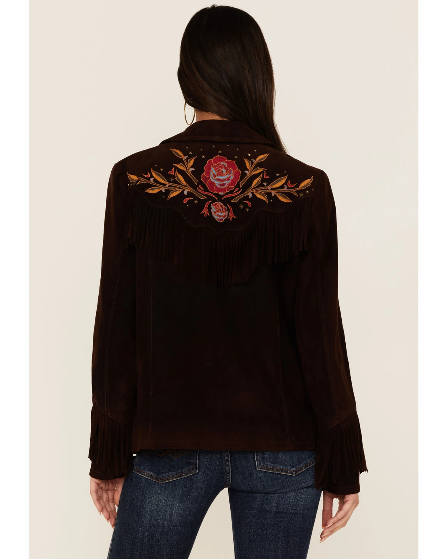 Idyllwind Women's Hillcrest Embroidered Suede Jacket 2 Idyllwind Women's Hillcrest Embroidered Suede Jacket - Image 2