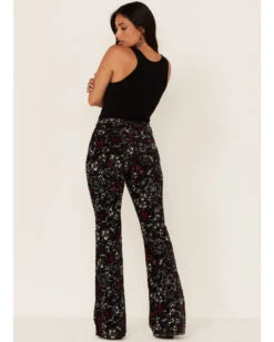 Idyllwind Women's Floral Print High Rise Flare Corduroy Jeans 7 Idyllwind Women's Floral Print High Rise Flare Corduroy Jeans -Ariat || Wrangler || FREE PEOPLE Sales Store 2000352056 001 P3