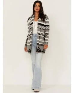 Idyllwind Women's Twin Pines Southwestern Knit Cardigan Tonal Sweater 7 Idyllwind Women's Twin Pines Southwestern Knit Cardigan Tonal Sweater -Ariat || Wrangler || FREE PEOPLE Sales Store 2000352411 001 P4