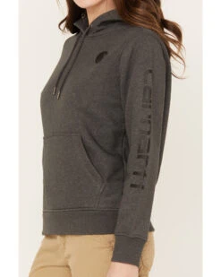 Carhartt Women's Clarksburg Graphic Sleeve Pullover Sweatshirt Hoodie -Ariat || Wrangler || FREE PEOPLE Sales Store 2000352803 001 P3