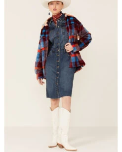 Show Me Your Mumu Women's Plaid Whistler Shirt Jacket 6 Show Me Your Mumu Women's Plaid Whistler Shirt Jacket -Ariat || Wrangler || FREE PEOPLE Sales Store 2000354489 940 P4