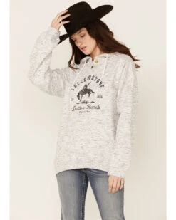 Paramount Network's Yellowstone Women's Bronco Graphic Hooded Pullover -Ariat || Wrangler || FREE PEOPLE Sales Store 2000356683 070 P1