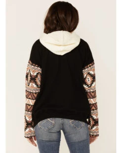 Paramount Network's Yellowstone Women's Mauve Southwestern Sleeve Hoodie Pullover 6 Paramount Network's Yellowstone Women's Mauve Southwestern Sleeve Hoodie Pullover -Ariat || Wrangler || FREE PEOPLE Sales Store 2000356684 661 P3