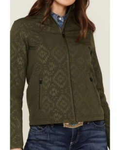 RANK 45 Women's Southwestern Print Softshell Riding Jacket -Ariat || Wrangler || FREE PEOPLE Sales Store 2000358171 341 P3