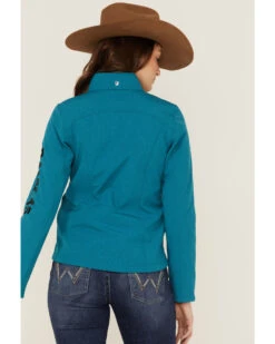RANK 45 Women's Soft Shell Logo Riding Jacket -Ariat || Wrangler || FREE PEOPLE Sales Store 2000358177 442 P4