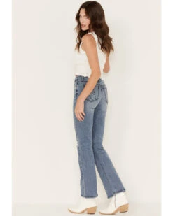 Shyanne Women's Contrast Patches Bootcut Jeans 7 Shyanne Women's Contrast Patches Bootcut Jeans -Ariat || Wrangler || FREE PEOPLE Sales Store 2000358736 414 P3